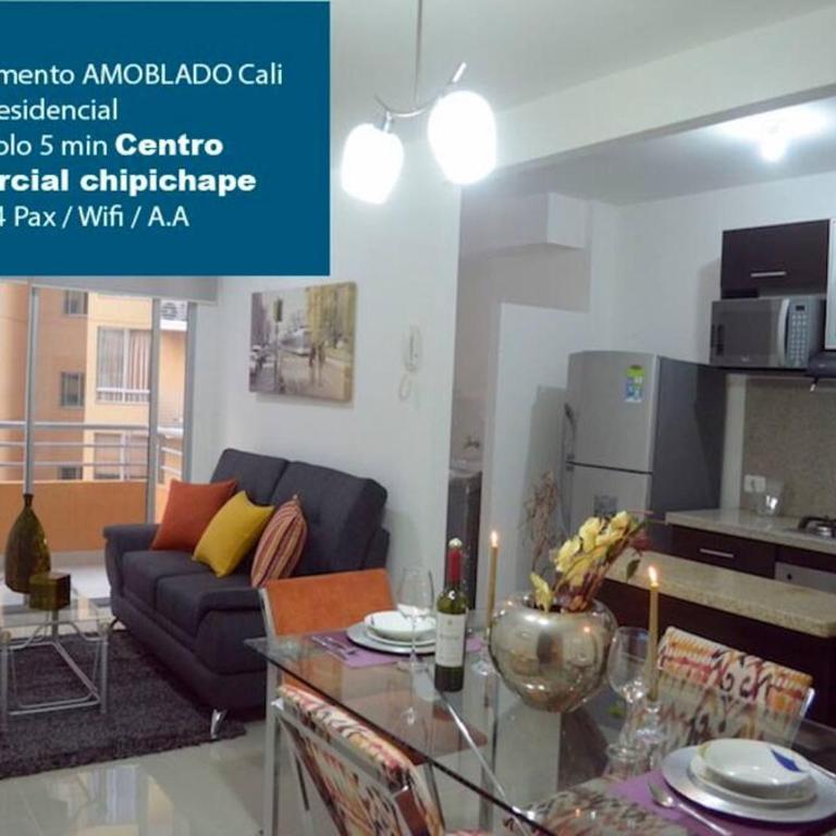 Apto en la Flora con vista zona social - Two-Bedroom Apartment - 1