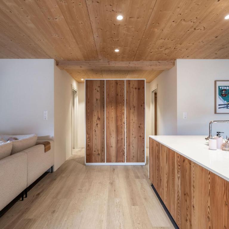La Ruinette - Modern 2 bed, close to the lift - Apartment mit Blick auf die Berge - 17