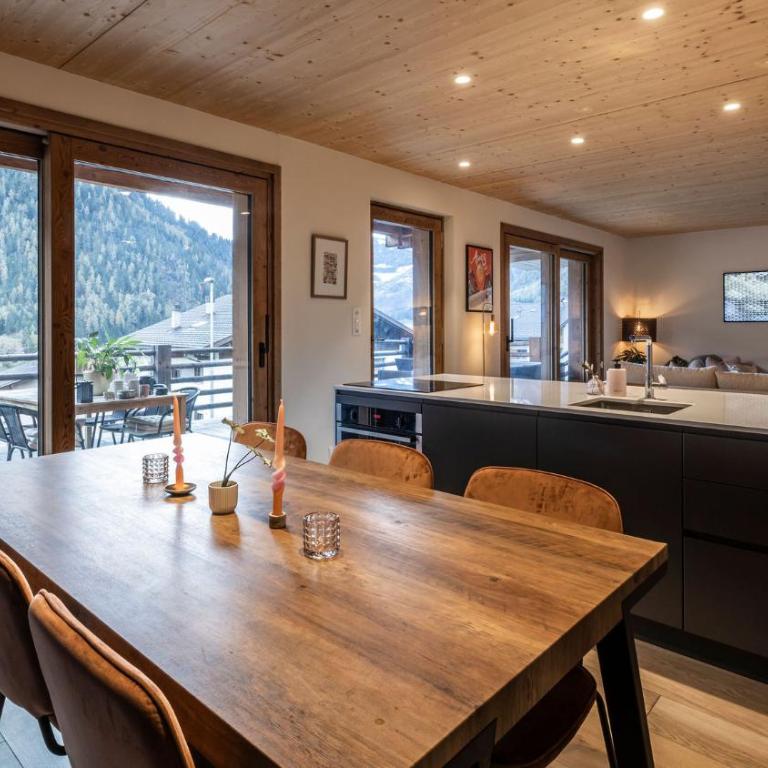 La Ruinette - Modern 2 bed, close to the lift - Apartment mit Blick auf die Berge - 13