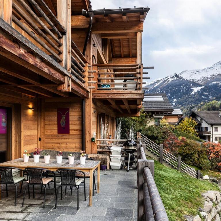 La Ruinette - Modern 2 bed, close to the lift - Apartment mit Blick auf die Berge - 20