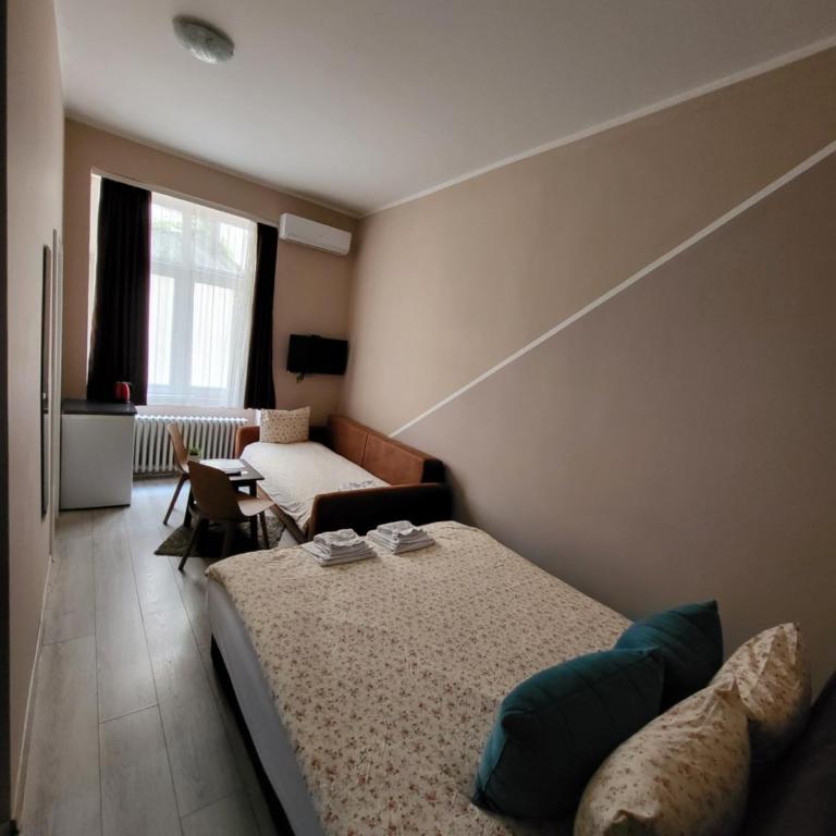 Hostel Fine - Dvokrevetna Soba sa Bračnim Krevetom i Sopstvenim Kupatilom - 1