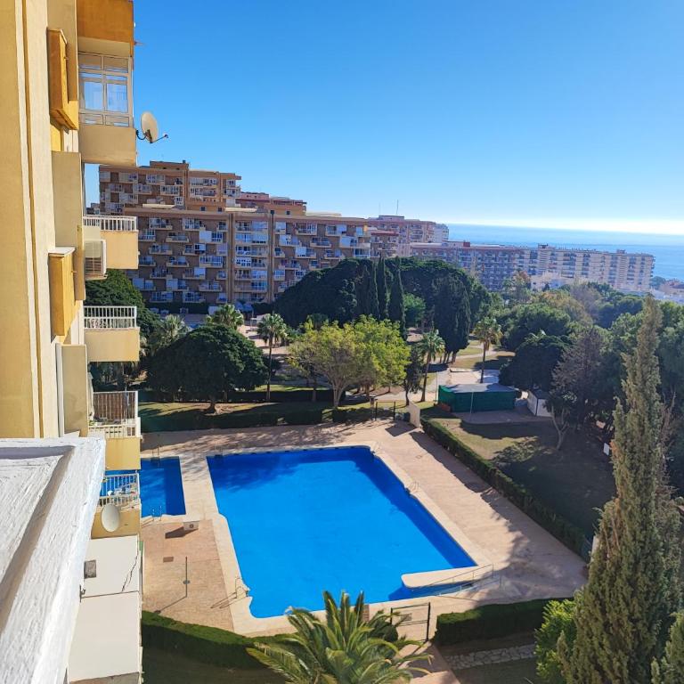 Hercules Paradise 531 - Mediterranean Sea View Terrace - Resort Pools & Gardens - 10 Min Beach - Central Benalmadena - Direct Train to Airport & Malaga - Fast Private WiFi - Remote Work and FireTV ready - One-Bedroom Apartment - 21