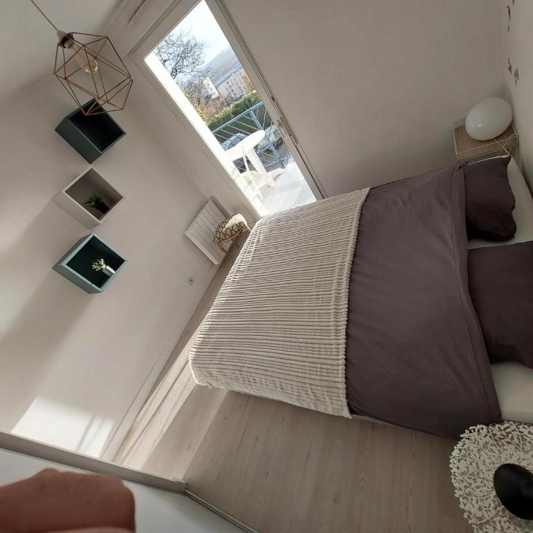 Rouen : Vue panoramique sur la seine avec parking - Appartement avec Balcon - 9