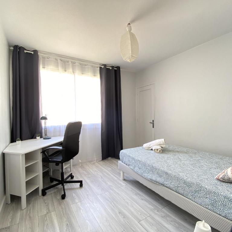 Cosy, spacieux avec 3 chambres et espaces de travail - Pres Bas - Appartement 3 Chambres - 5