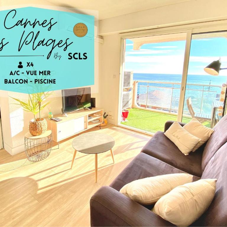 Cannes Les Plages SCLS - Clim, Parking, Piscine - Appartement 1 Chambre - 1