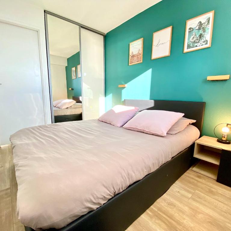 Cannes Les Plages SCLS - Clim, Parking, Piscine - Appartement 1 Chambre - 5