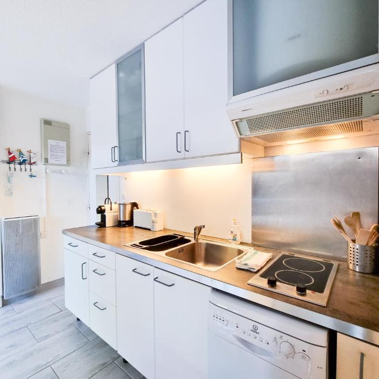 T2 Mer 50m avec Clim, jardin et garage - One-Bedroom Apartment - 10