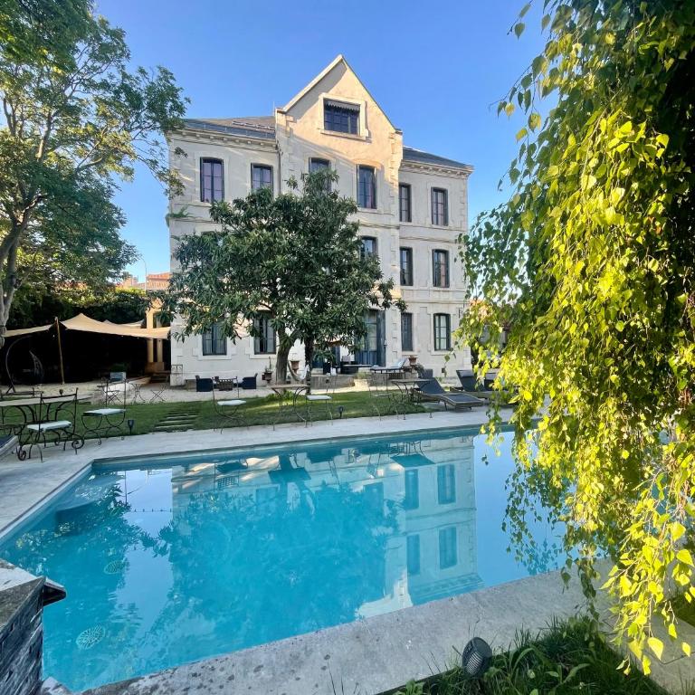 Demeure Saint Louis Historic manor, air-conditioned, free private parking, City 700m, WIFI, view - Doppelzimmer Saint Louis mit Blick auf die mittelalterliche Stadt - 12