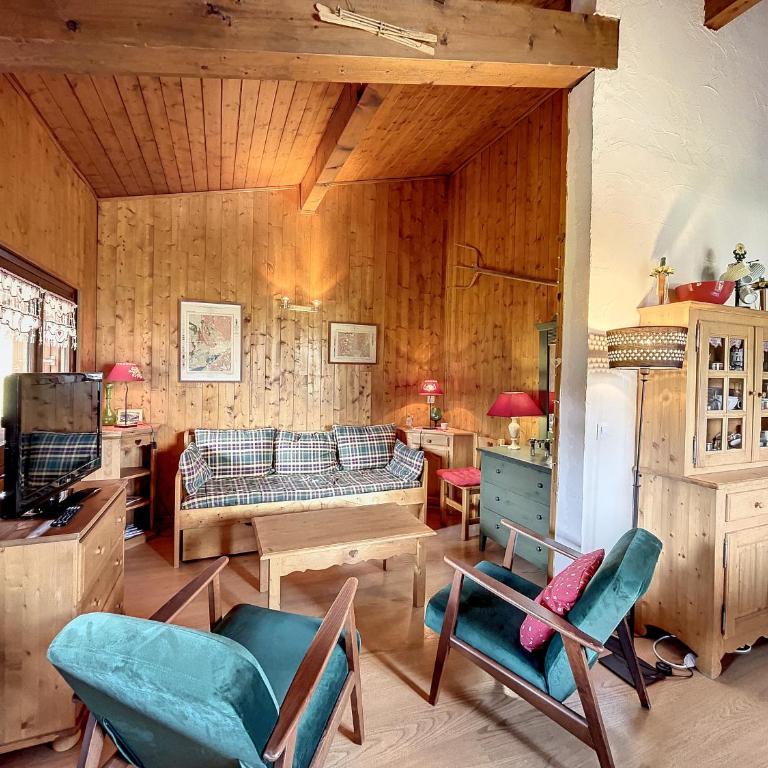 Appartement cosy à Combloux avec parking et cheminée - Appartement 1 Chambre - 9