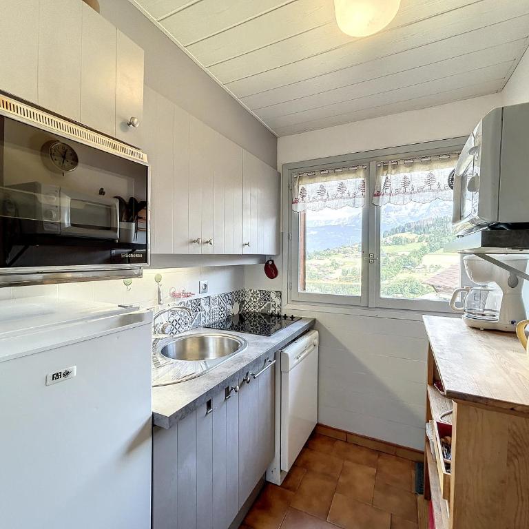 Appartement cosy à Combloux avec parking et cheminée - Appartement 1 Chambre - 12