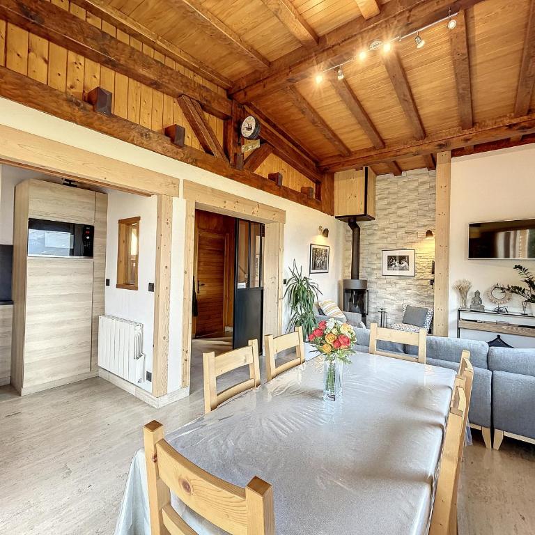 Chalet 8 couchages à Combloux, Hiver à la saison, Été à la semaine - Chalet 3 Chambres - 15