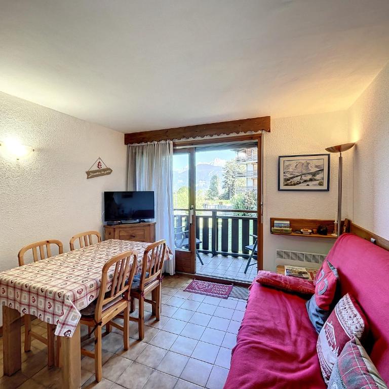 Studio cabine proche centre Combloux, 4 pers, balcon, parking - Studio - 5