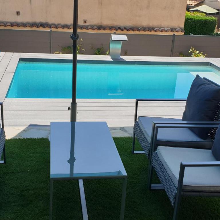 STUDIO INDEPENDANT LA TURBIE - Studio - Vue sur Piscine - 26