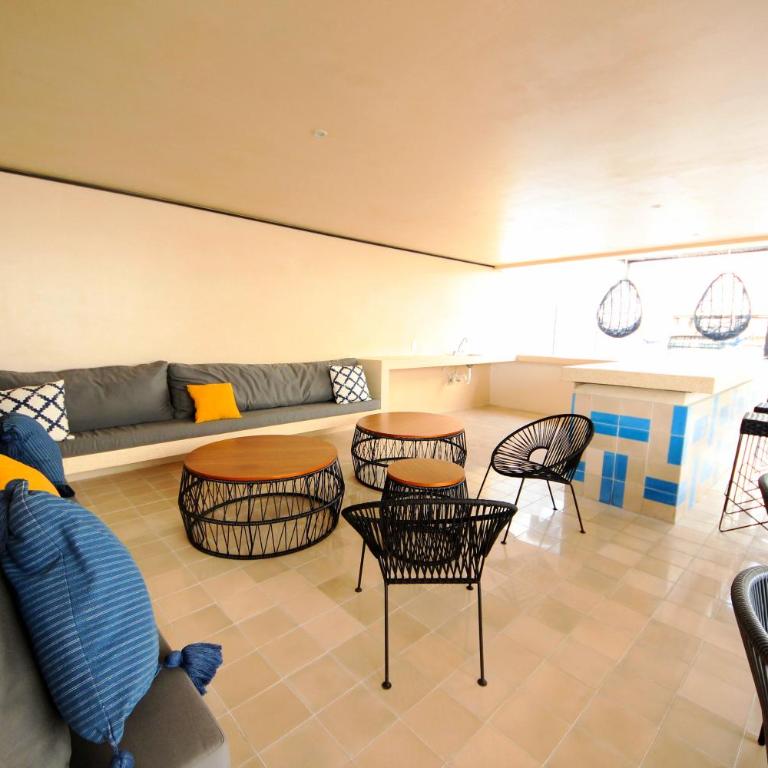 Apartment near the beach, rooftop, pool, sea view. - Apartamento de 2 dormitorios - 8