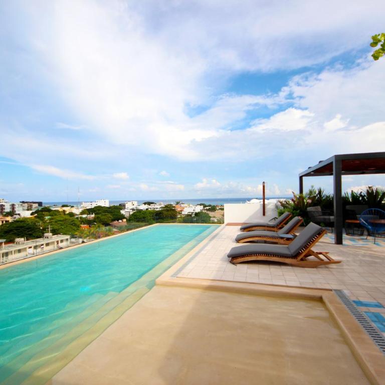 Apartment near the beach, rooftop, pool, sea view. - Apartamento de 2 dormitorios - 1