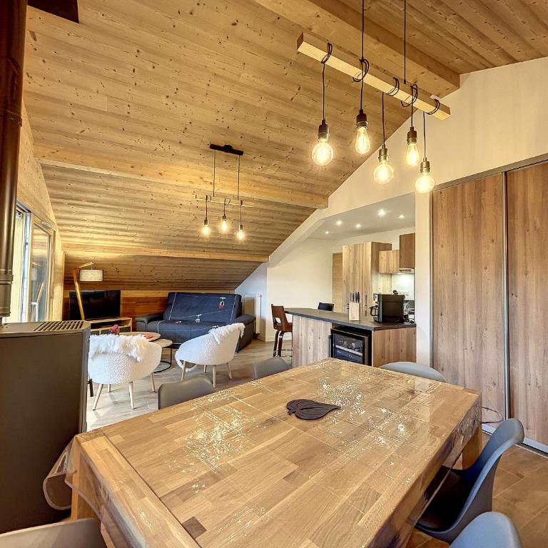 Appartement neuf avec vue Mont Blanc, parking et wifi à Combloux - Appartement 3 Chambres - 9