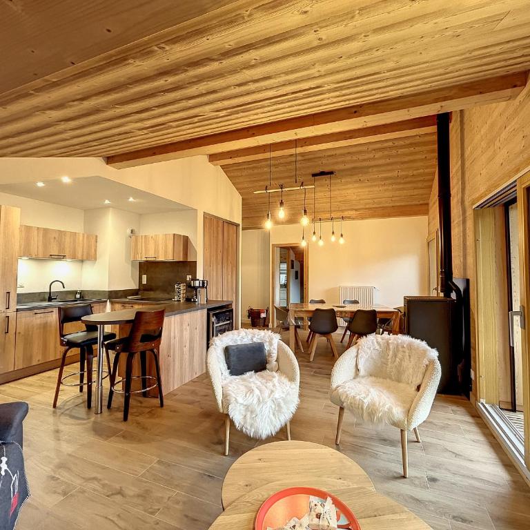 Appartement neuf avec vue Mont Blanc, parking et wifi à Combloux - Appartement 3 Chambres - 1