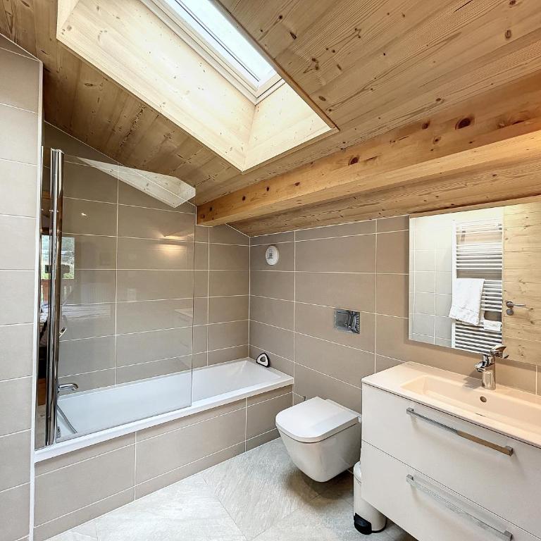 Appartement neuf avec vue Mont Blanc, parking et wifi à Combloux - Appartement 3 Chambres - 11
