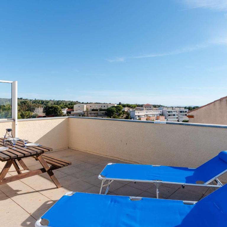 Charmant pavillon avec solarium, piscine et parking à Narbonne-Plage - FR-1-409-222 - Villa - 15