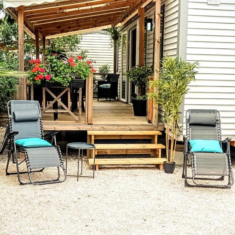 HappyMobilhome Argelès-sur-mer -plage à 500m- Camping 4 étoiles Del Mar - Mobile Home - 5
