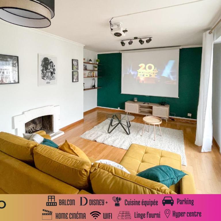 Cinéma & Disney avec Balcon & Parking en Hyper Centre - Apartment mit 2 Schlafzimmern - 1