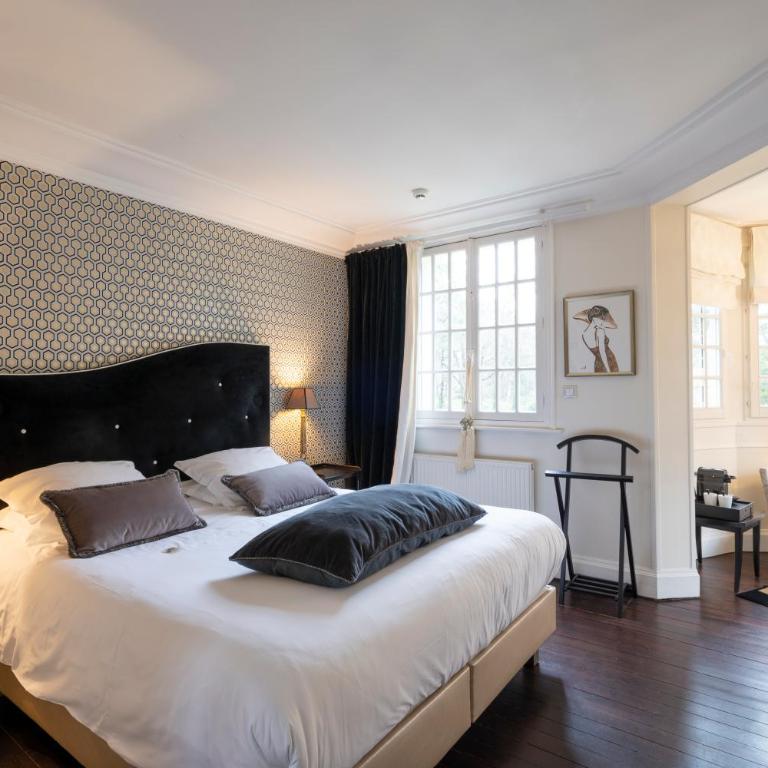 Demeure d'Hôtes Haec Otia - Chambre Double - Vue sur Jardin - 1