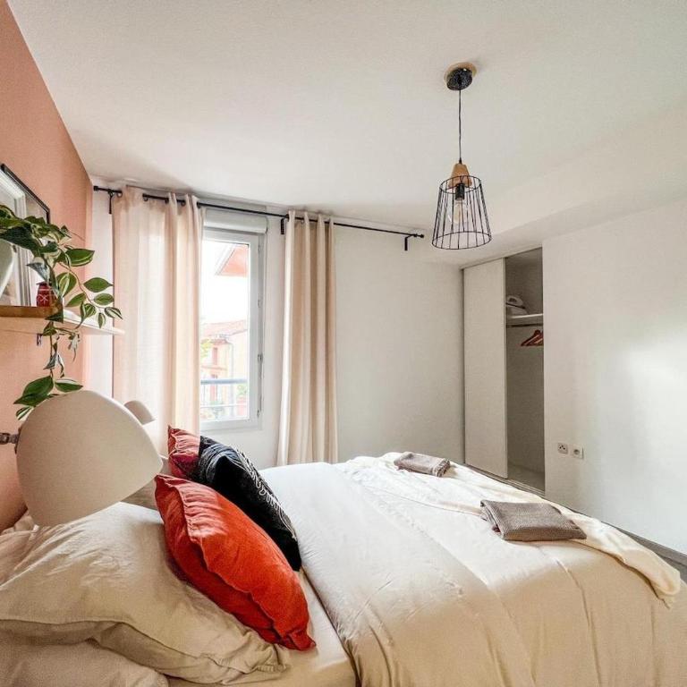 Confortable T2 pour 4 voyageurs, parking privé et terrasse - Appartamento con Balcone - 4