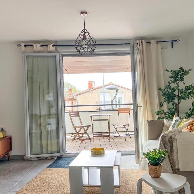 Confortable T2 pour 4 voyageurs, parking privé et terrasse - Appartamento con Balcone - 16
