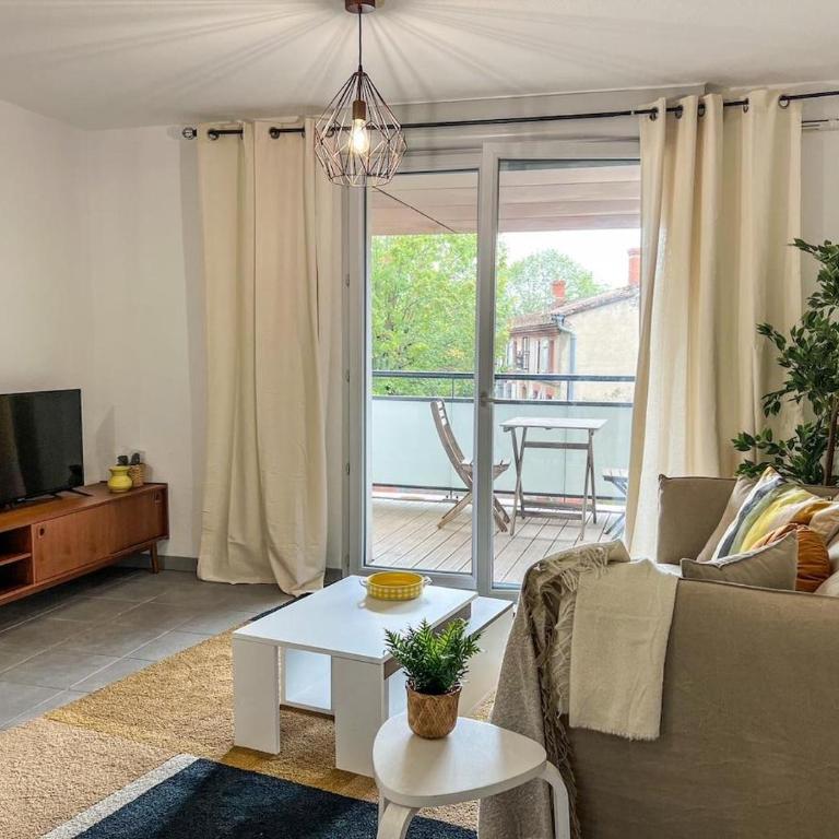 Confortable T2 pour 4 voyageurs, parking privé et terrasse - Appartamento con Balcone - 14