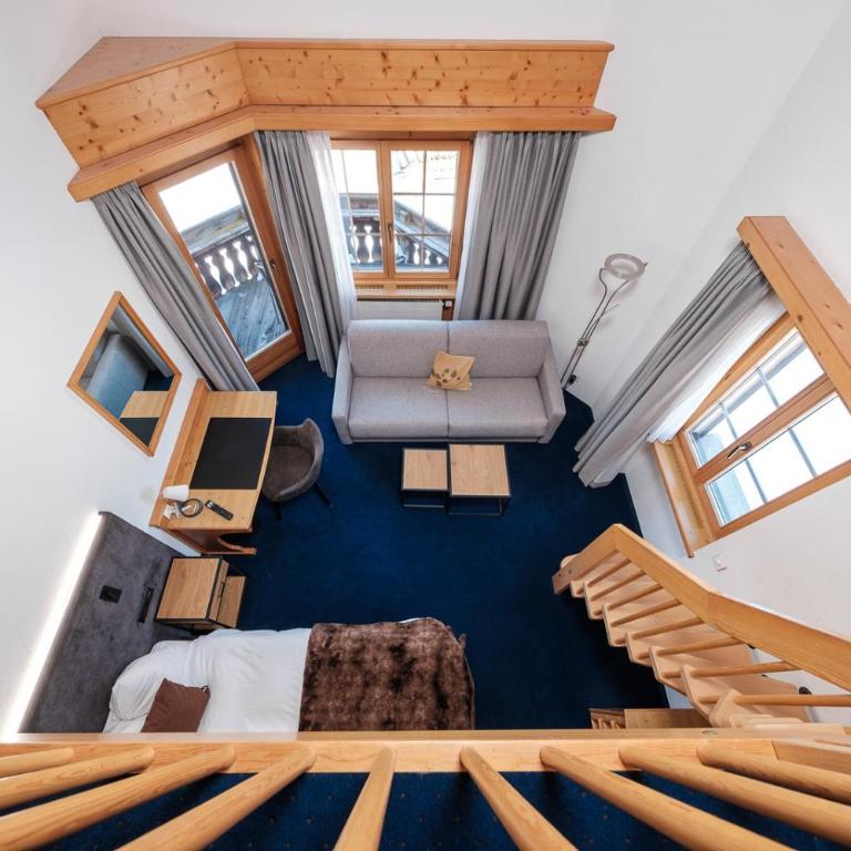 Hotel Bünda Davos - Familienzimmer mit Balkon - 5