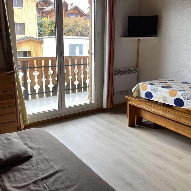 Studio 4 pers avec balcon, proche centre et pistes - L'Alpe d'Huez - Apartment mit 1 Schlafzimmer - 8