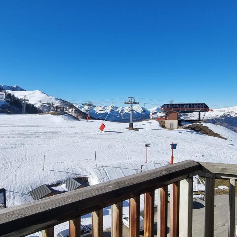 Studio lumineux cabine ski-in/ski-out, 3/4 pers, vue pistes - Studio - 3