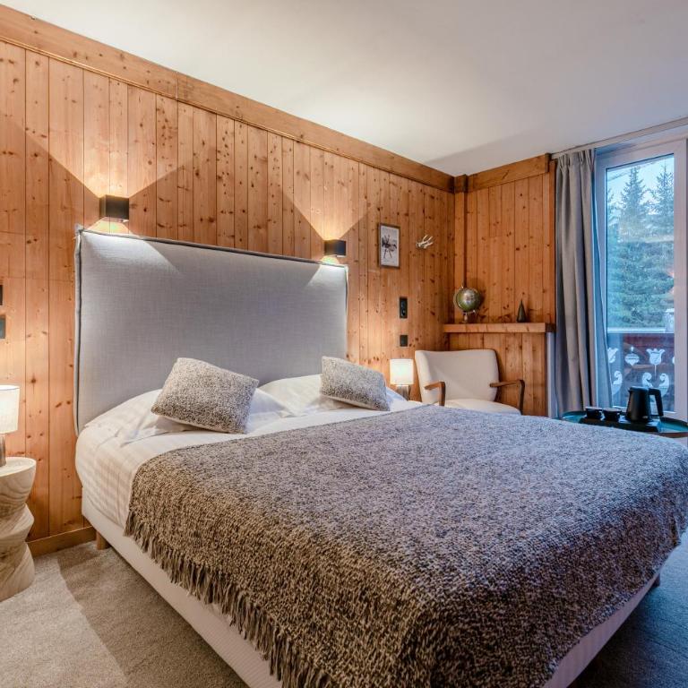 Le Chalet d'Antoine - Centre de Megève - Chambre Double avec Balcon - 1