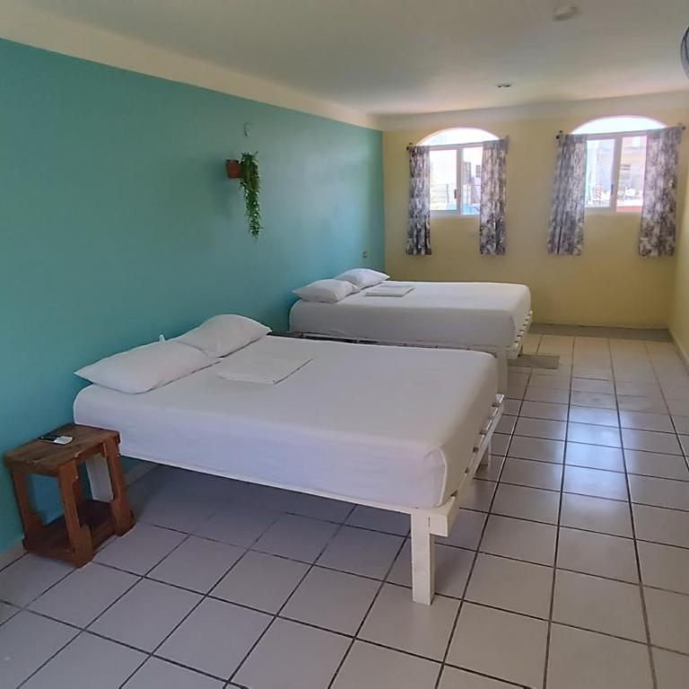 Tres Mundos Hostel - Quadruple Room with Private Bathroom - 5