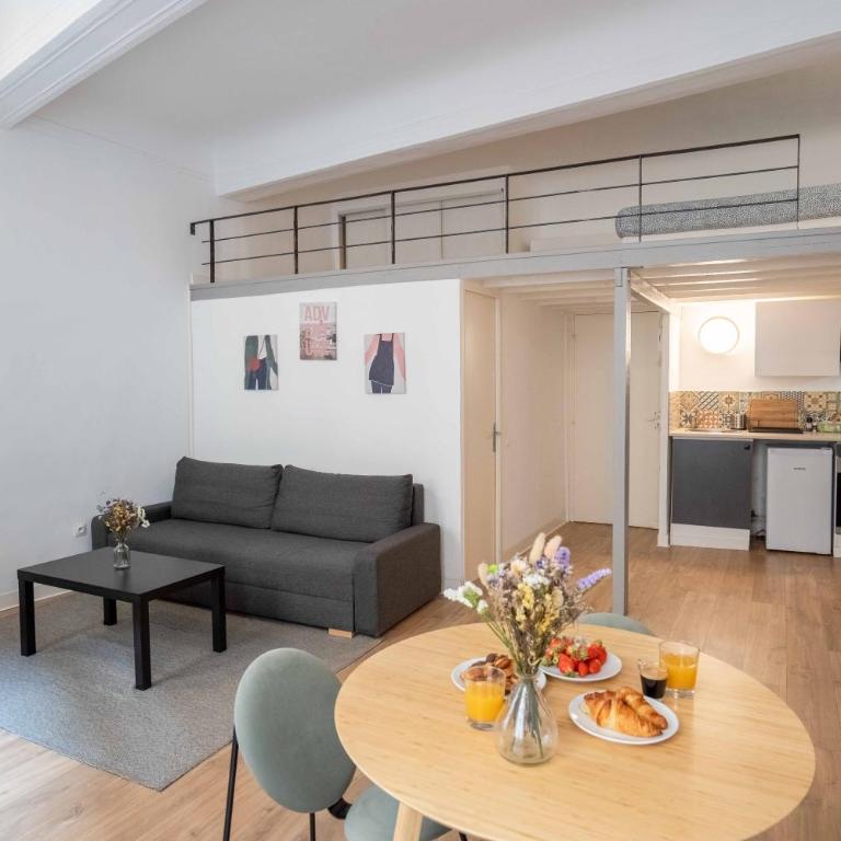 Studio Mezzanine Aumône Vieille - Appartement 1 Chambre - 23