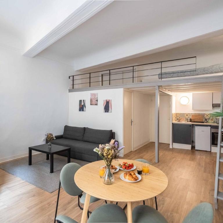 Studio Mezzanine Aumône Vieille - Appartement 1 Chambre - 31