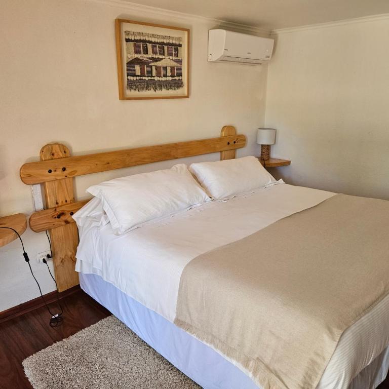 Casa Calfu - Habitación con cama extragrande y vistas al jardín - 4