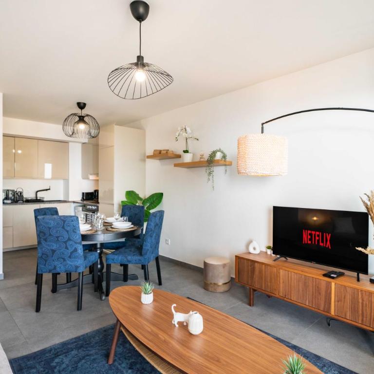 5mn Monaco - Terrasse - Vue mer - Parking - BD - Appartamento con 1 Camera da Letto - 13