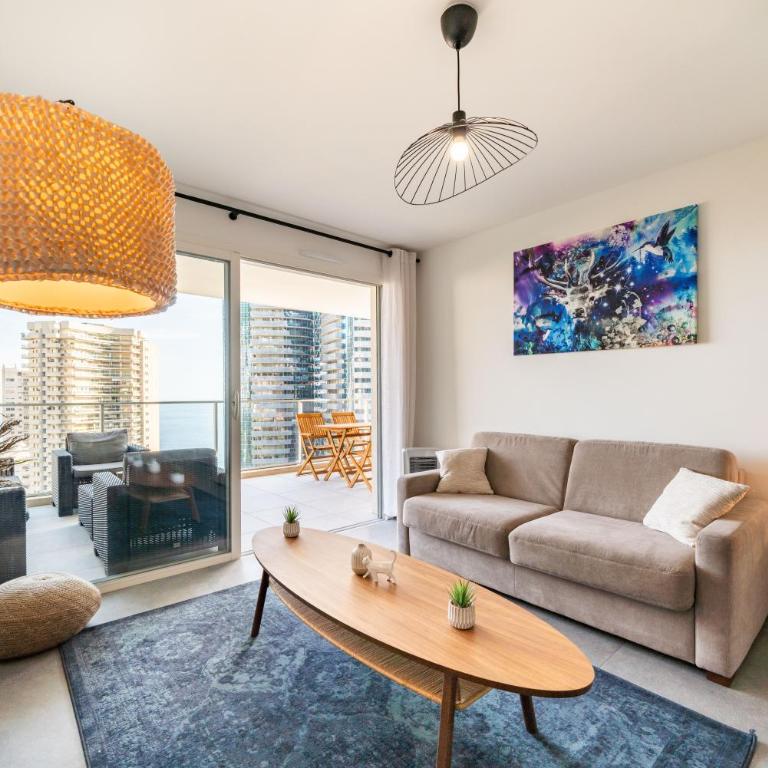 5mn Monaco - Terrasse - Vue mer - Parking - BD - Appartamento con 1 Camera da Letto - 8