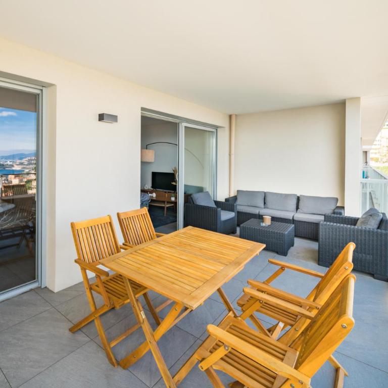 5mn Monaco - Terrasse - Vue mer - Parking - BD - Appartamento con 1 Camera da Letto - 22