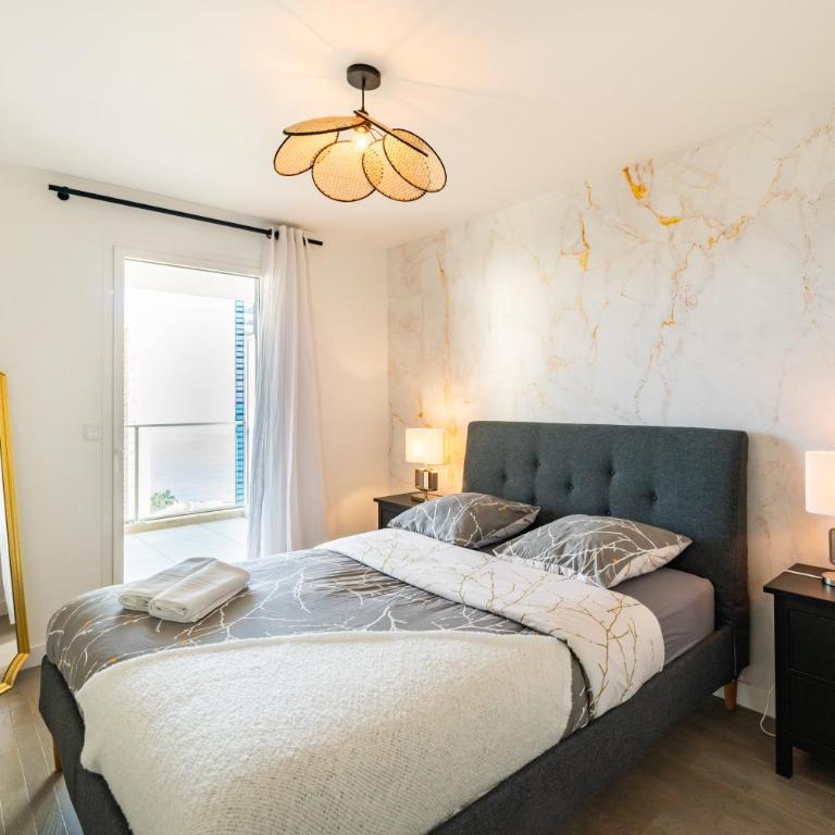 5mn Monaco - Terrasse - Vue mer - Parking - BD - Appartamento con 1 Camera da Letto - 4
