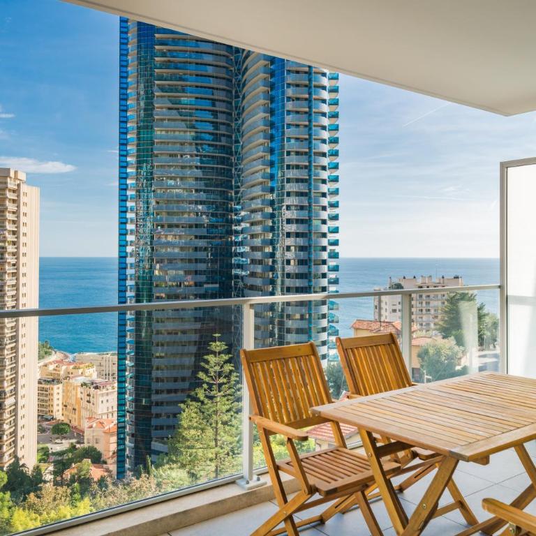 5mn Monaco - Terrasse - Vue mer - Parking - BD - Appartamento con 1 Camera da Letto - 30