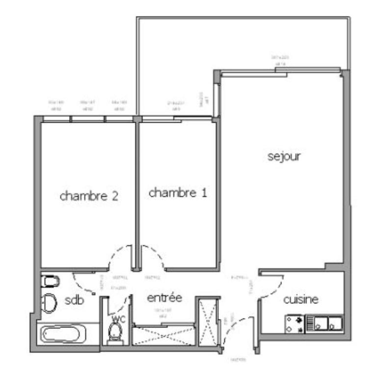 Appartement spacieux 3 pièces, au pied des pistes, accepte animaux - Apartment mit 2 Schlafzimmern - 14