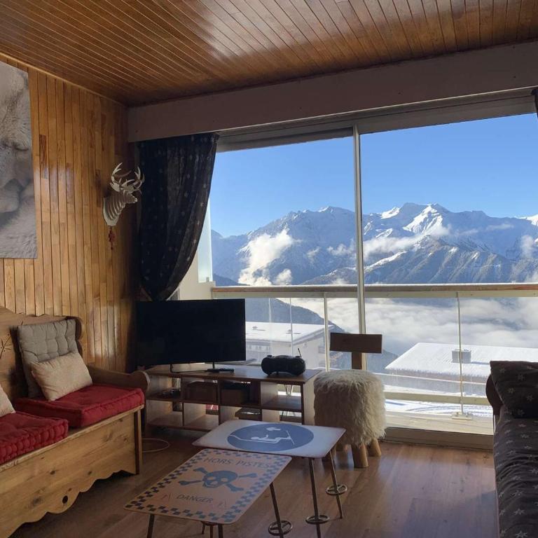 Appartement cosy 2 pièces, 6 pers, balcon sud, Alpe d'Huez, proche remontées mécaniques et commerces - FR-1-405-162 - Appartement (6 Adultes) - 1