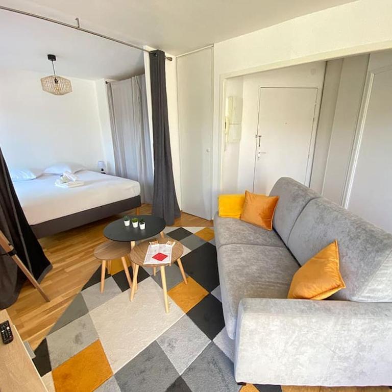 Grand studio, belle terrasse avec vue - Appartamento con 1 Camera da Letto - 12