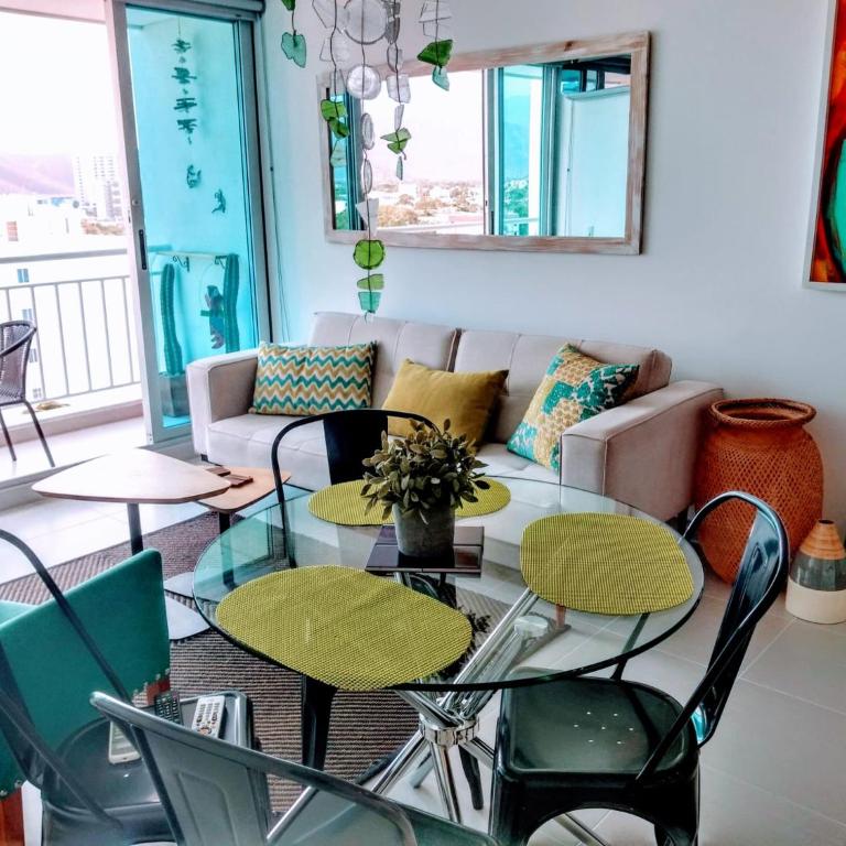 Estupendo y tranquilo apartamento en Santa Marta - Apartamento de 1 dormitorio - 70