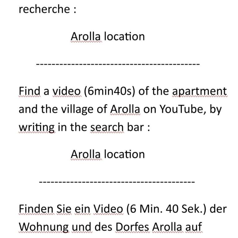 Le Panorama - Appartement 54 à Arolla face aux montagnes à 150m des pistes - Apartment mit 2 Schlafzimmern - 3