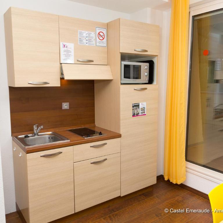 Appart'Hotel-Restaurant Castel Emeraude - Studio avec Terrasse - 7