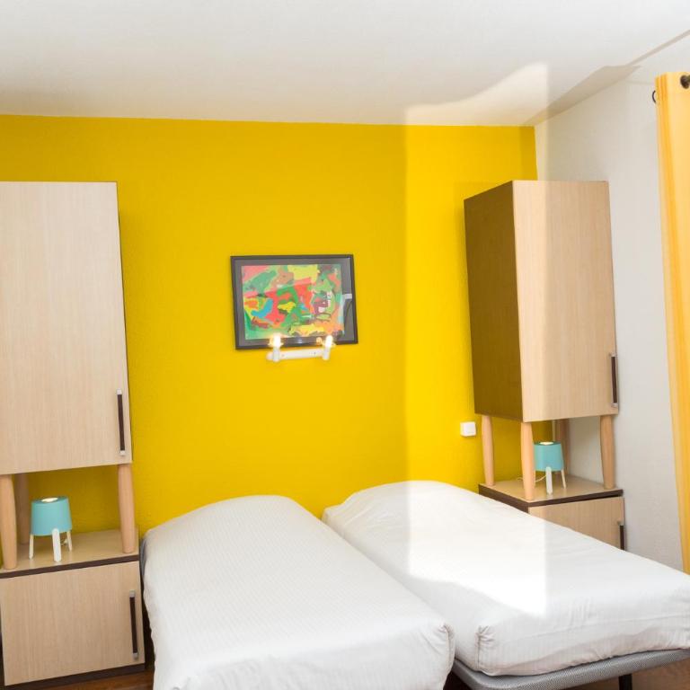 Appart'Hotel-Restaurant Castel Emeraude - Studio Lits Jumeaux Confort avec Balcon - 5