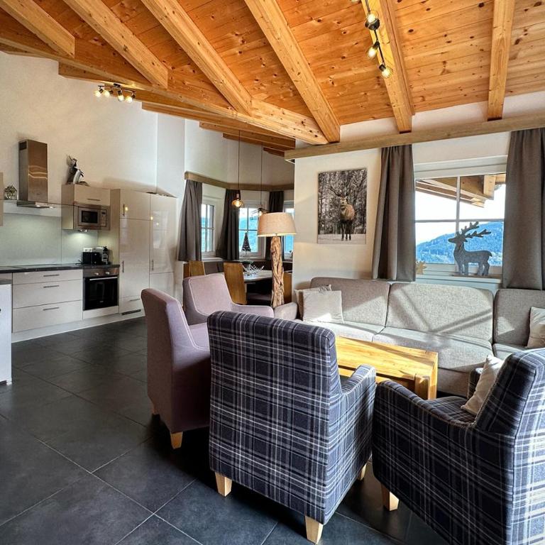 Chalet Maiskogel Kaprun - Penthouse-Apartment mit Balkon und Gletscherblick - 24